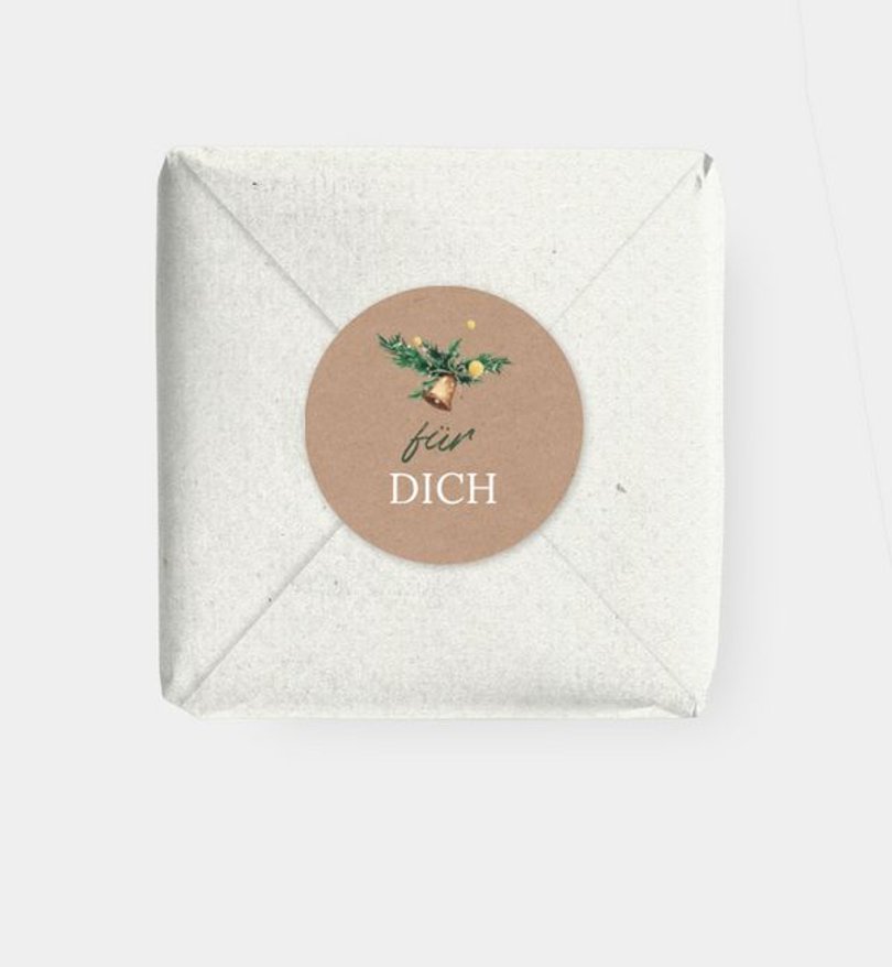Geschenkaufkleber Weihnachten Care for Nature