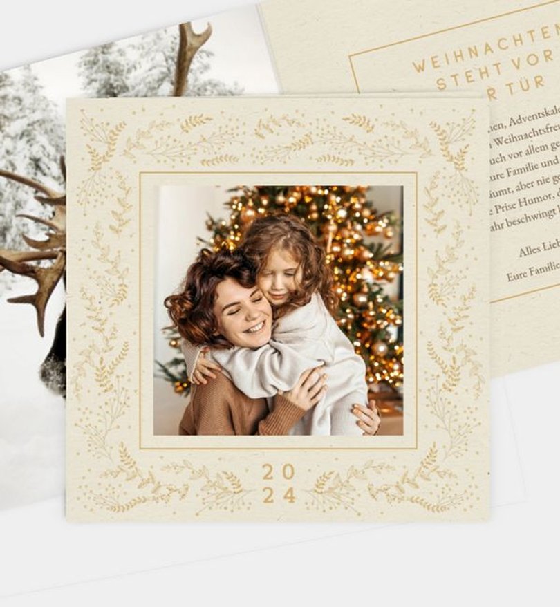 Weihnachtskarte Weihnachten/Privat Festliches Ornament