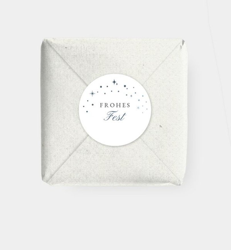 Geschenkaufkleber Weihnachten Weihnachtswind