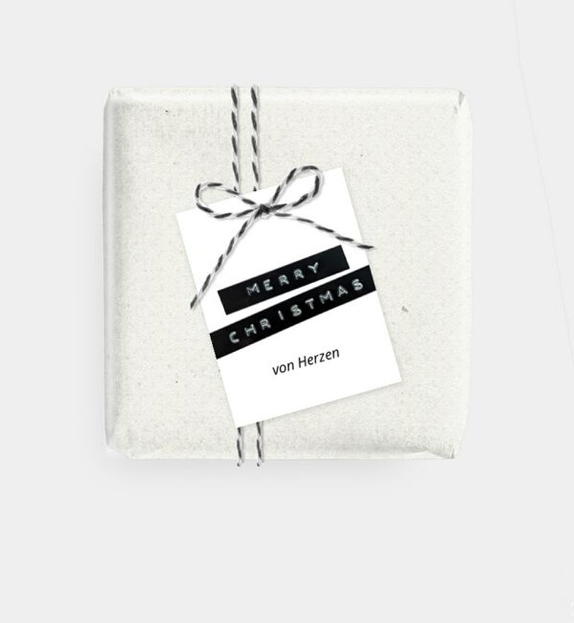 Geschenkanhänger Weihnachten Christmas Label