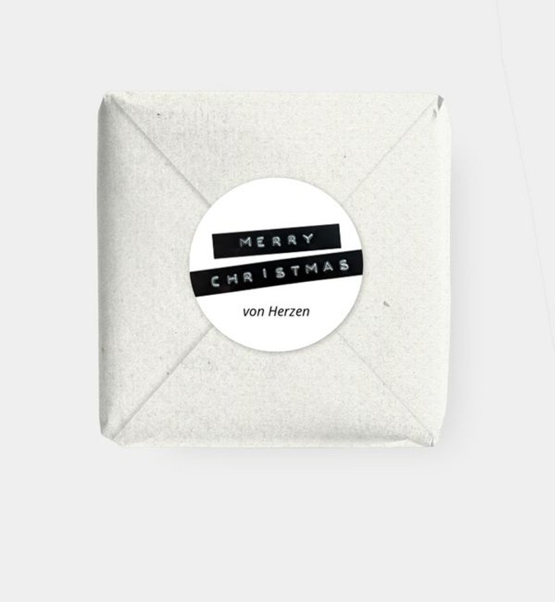 Geschenkaufkleber Weihnachten Christmas Label