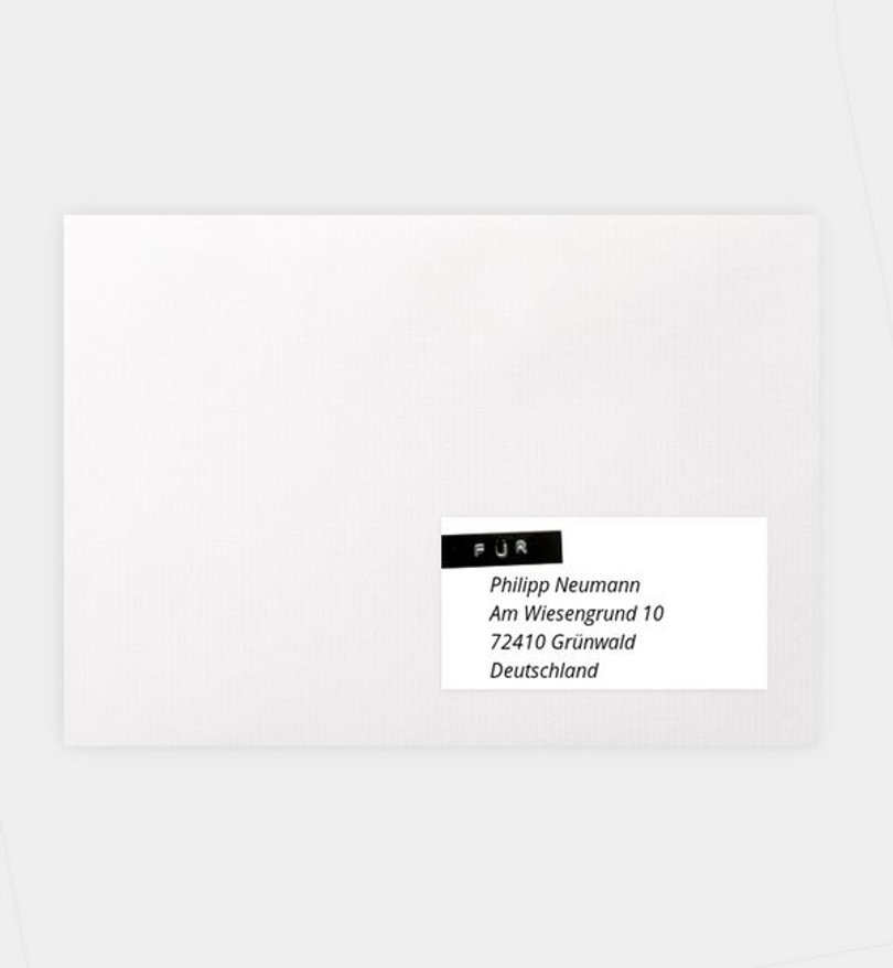 Empfängeraufkleber Weihnachten Christmas Label
