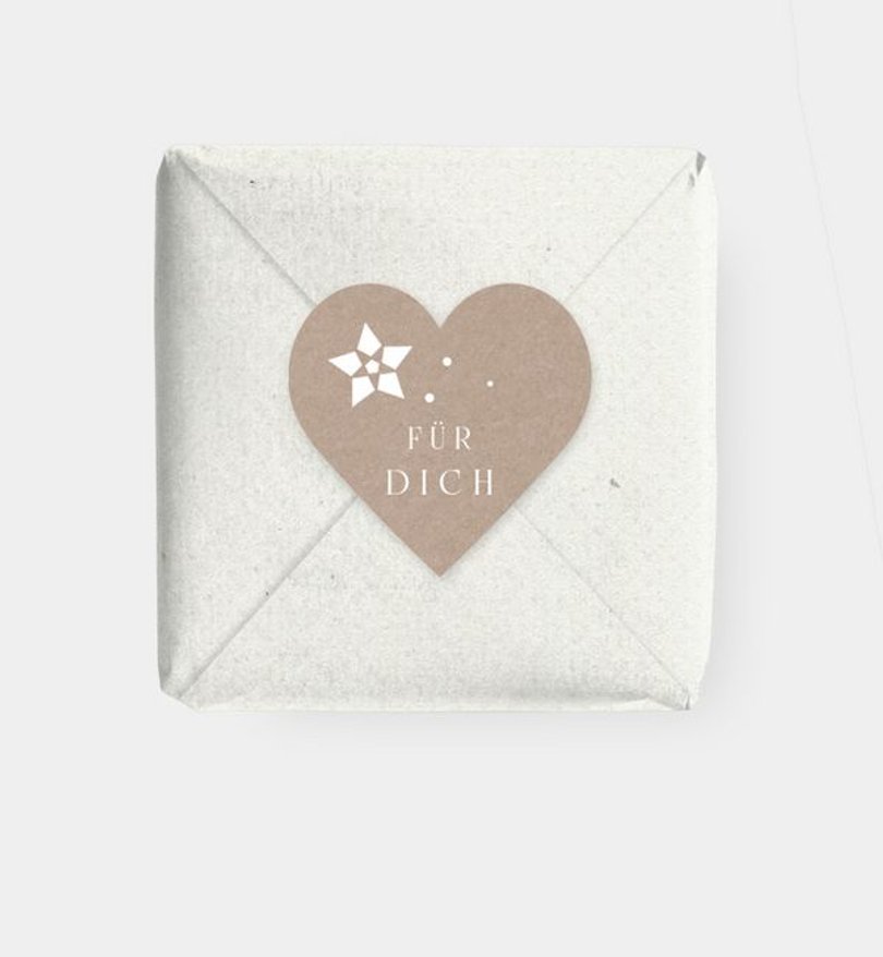 Geschenkaufkleber Weihnachten Festliche Momente