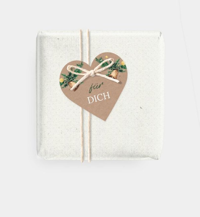 Geschenkanhänger Geschäftlich Care for Nature