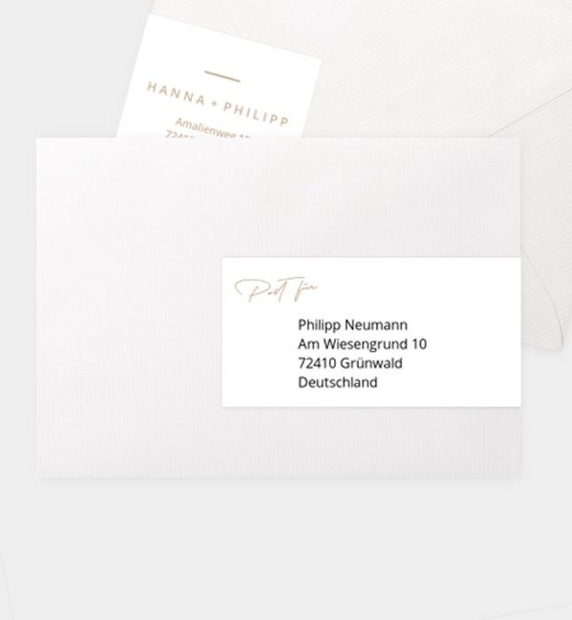 Adressaufkleber Weihnachten Contemporary Christmas · Crafty