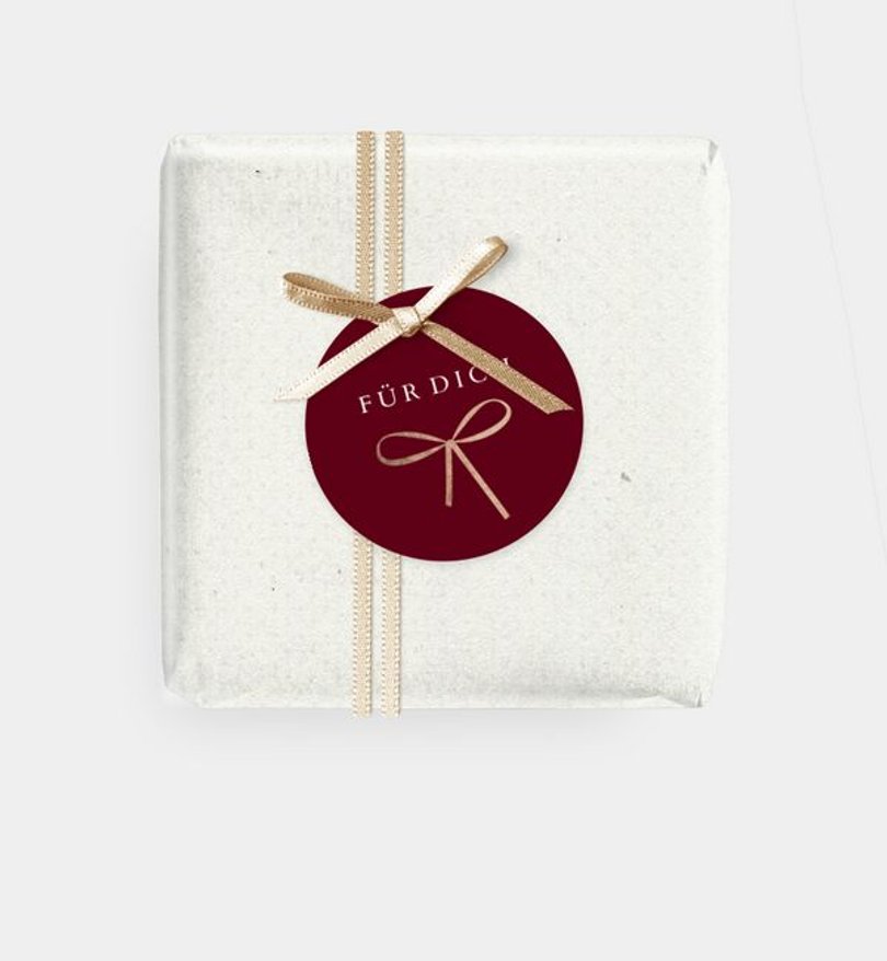 Geschenkanhänger Weihnachten Holy Bow