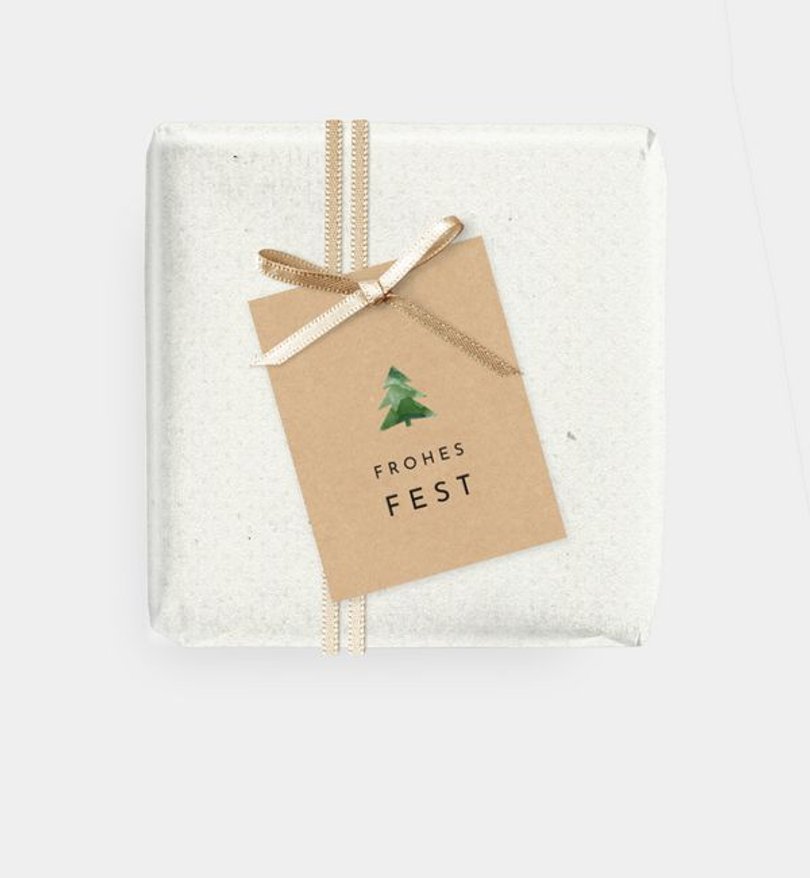 Geschenkanhänger Weihnachten Kleiner Baum