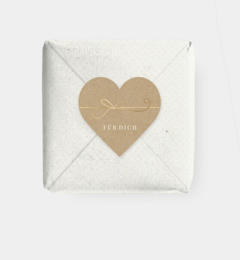Geschenkaufkleber Weihnachten Goldenes Geschenk