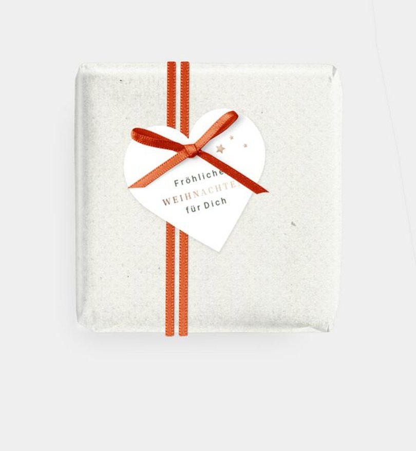 Geschenkanhänger Weihnachten Musik liegt in der Luft