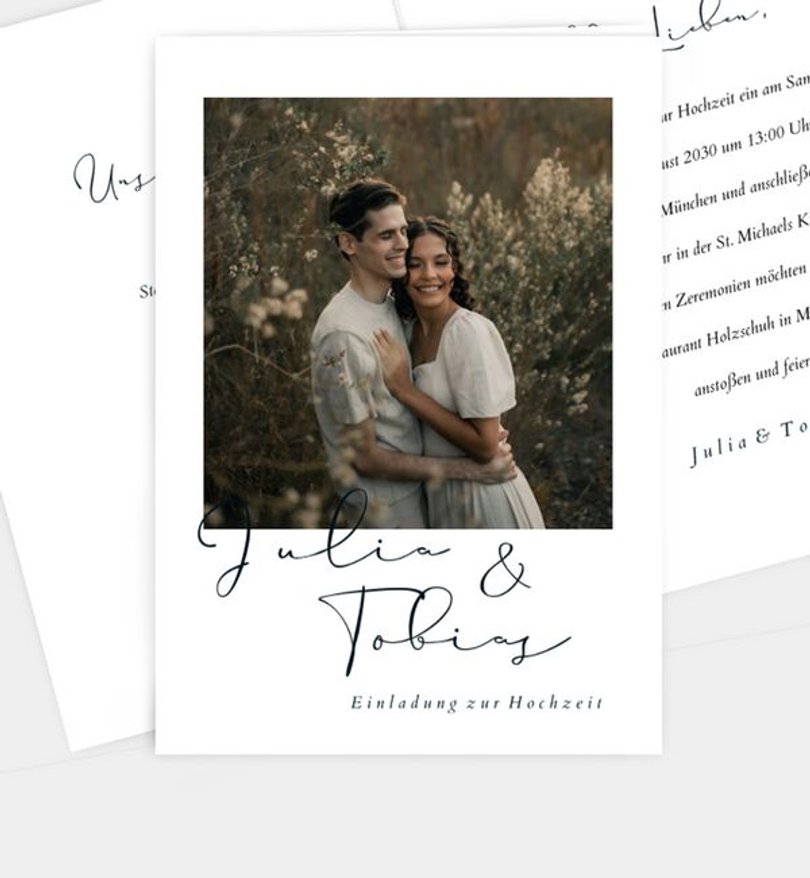 Einladungskarte Hochzeit Sweet Moment
