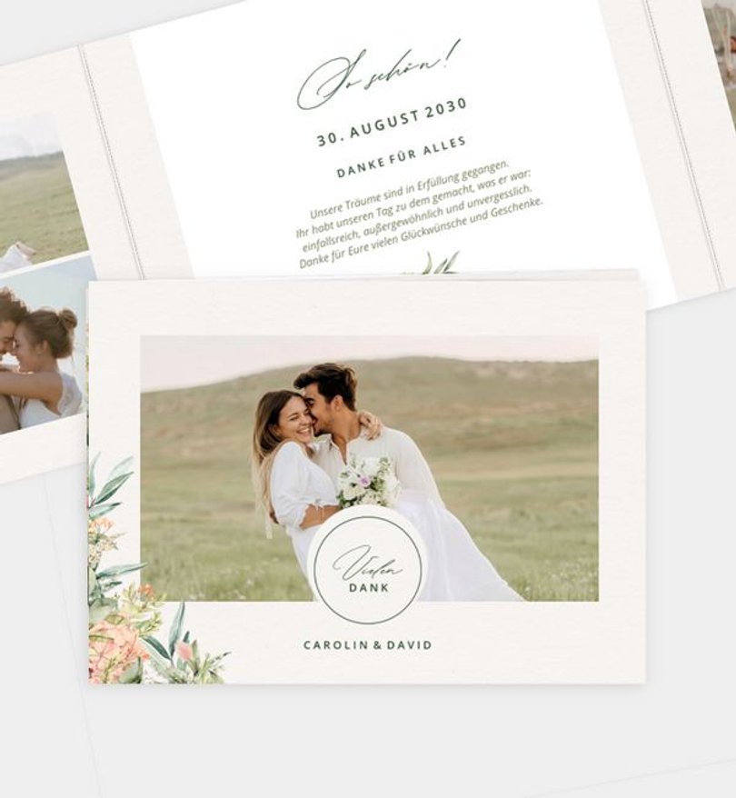 Dankeskarte Hochzeit Besondere Freude