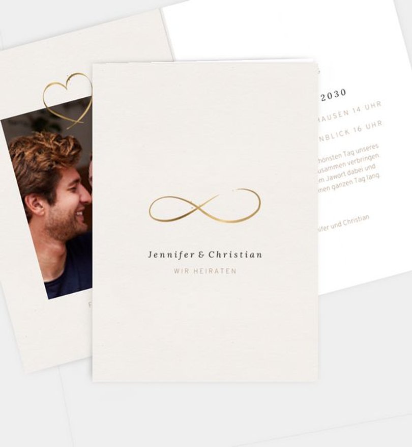 Einladungskarte Hochzeit Liebeswerte