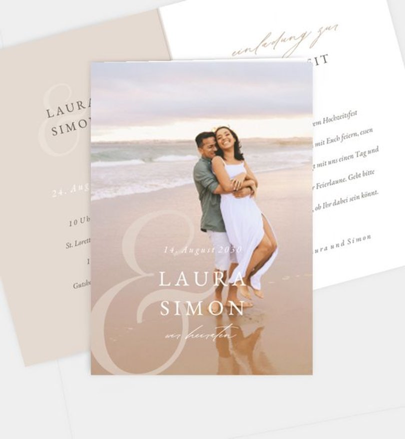 Einladungskarte Hochzeit Obvious Love