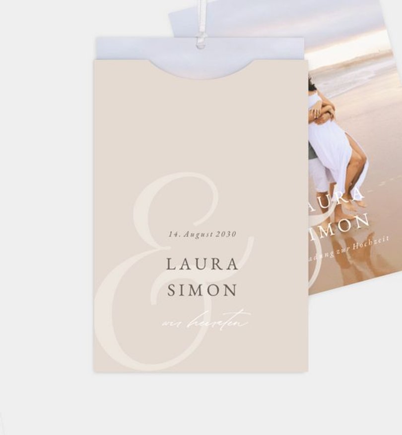 Einladungskarte Hochzeit Obvious Love