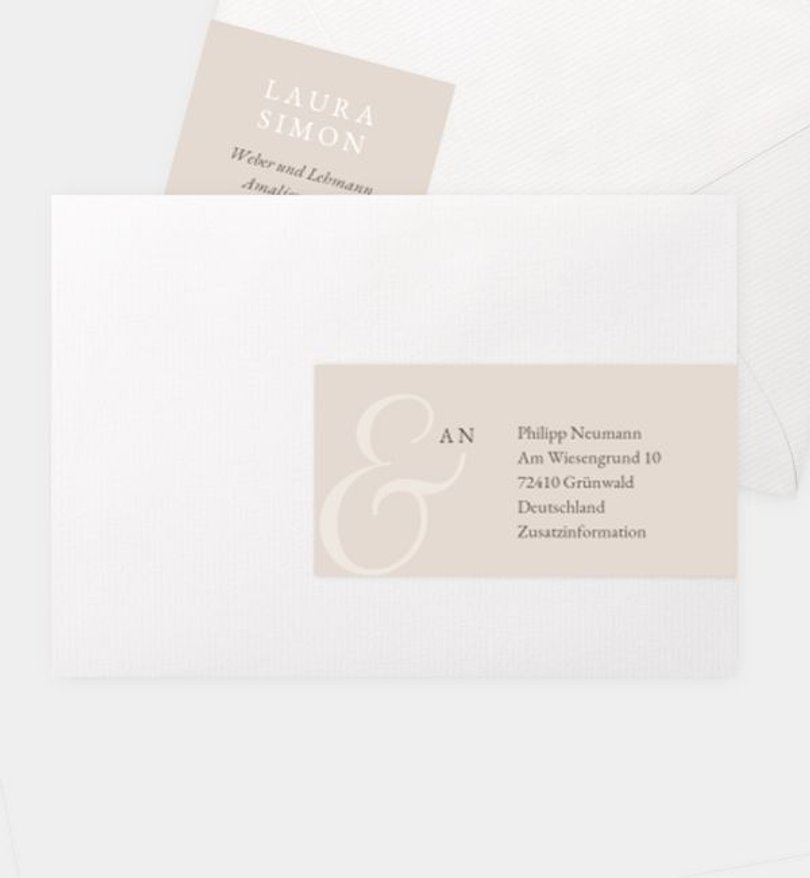 Adressaufkleber Hochzeit Obvious Love