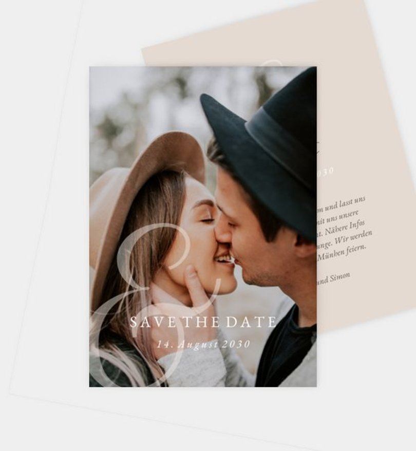 Save-The-Date Karte Hochzeit Obvious Love
