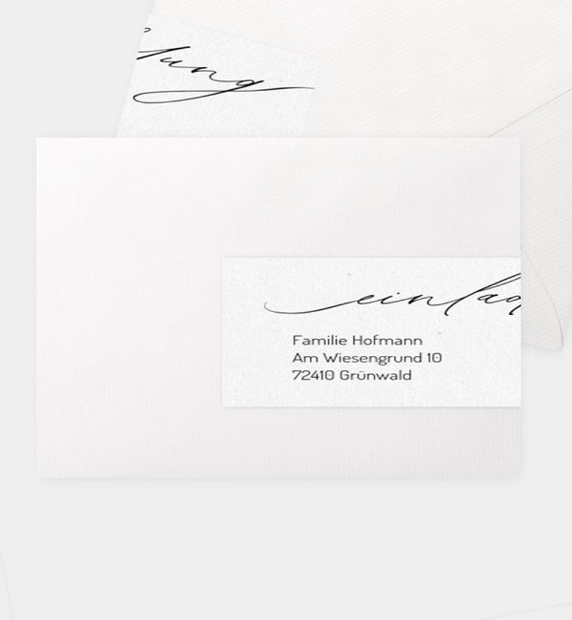 Adressaufkleber Hochzeit The best yes