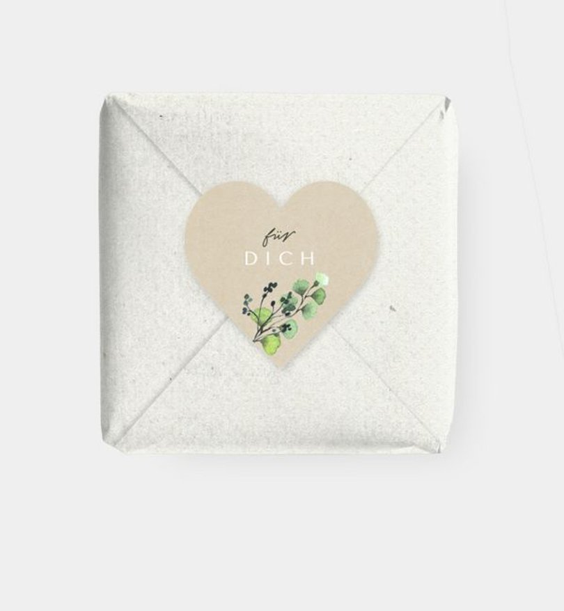 Geschenkaufkleber Hochzeit Schönes Land