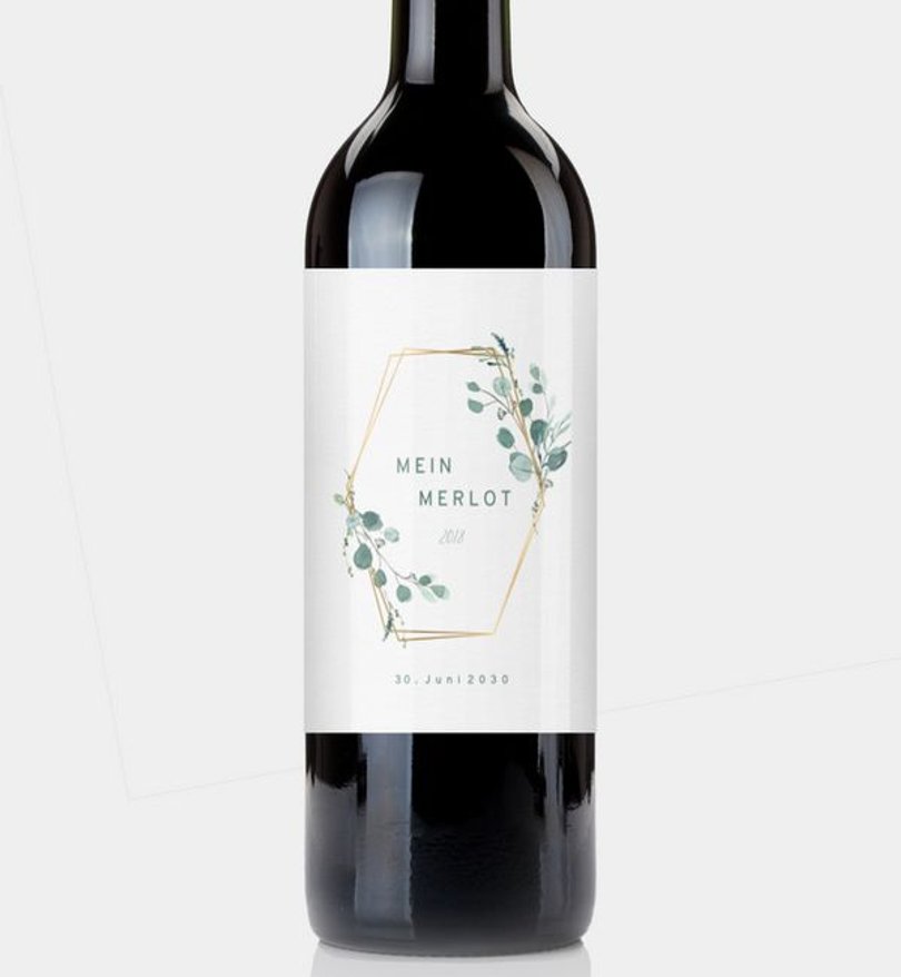 Flaschenetikett Konfirmation Sommerduft