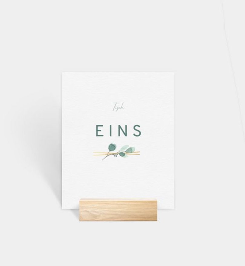 Tischnummer Konfirmation Sommerduft