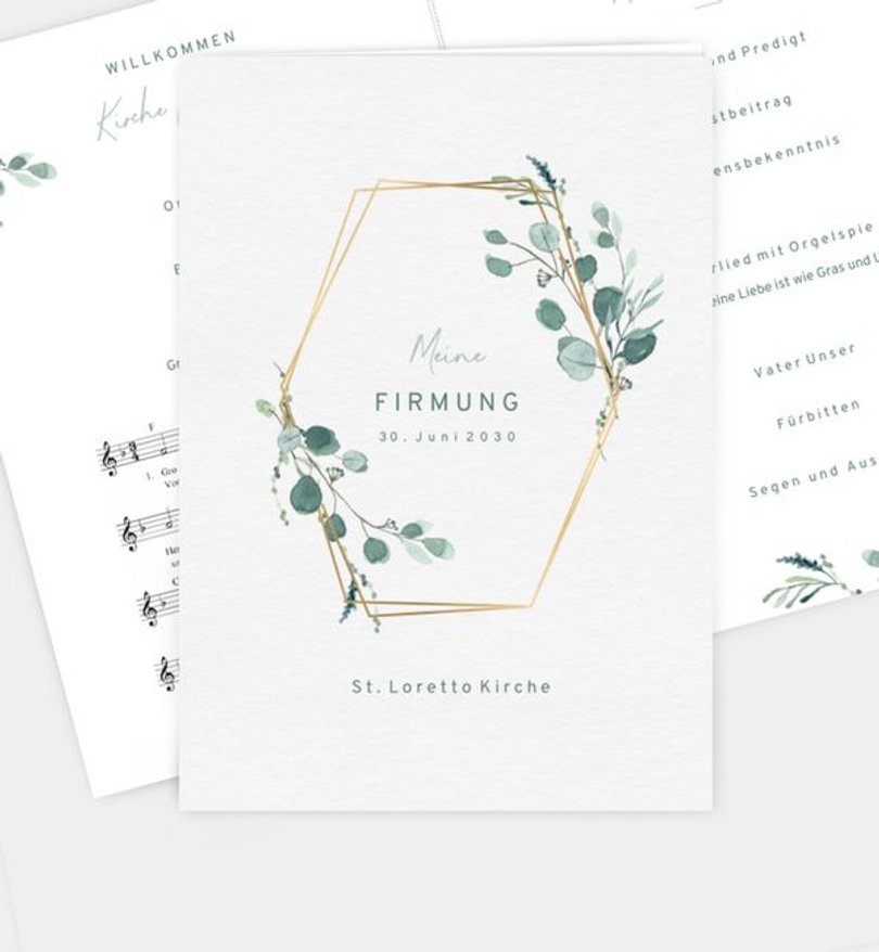 Kirchenheft Firmung Sommerduft