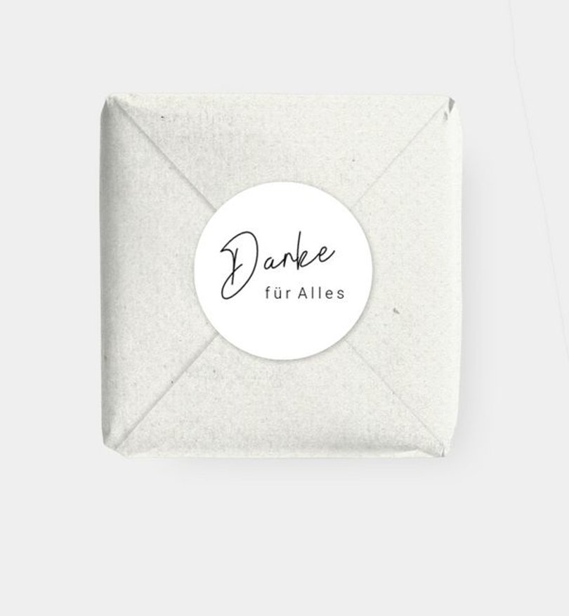 Geschenkaufkleber Firmung Simple