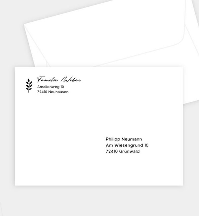 Briefumschlag Ostern Familienpost · Crafty