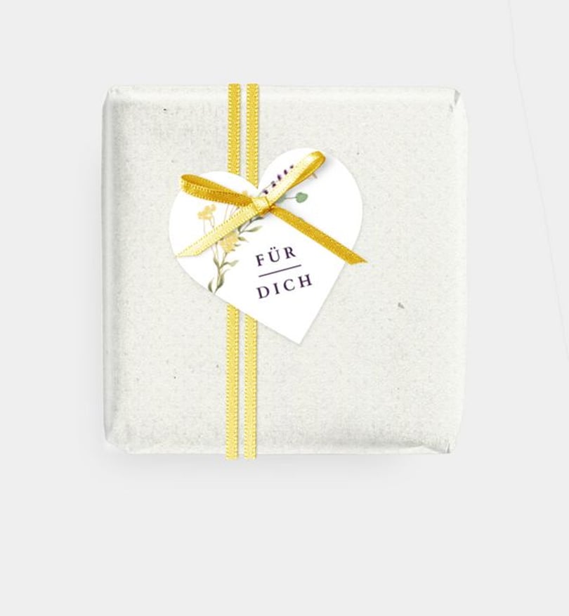 Geschenkanhänger Konfirmation Blütengarten