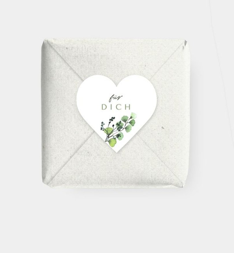 Geschenkaufkleber Hochzeit Schönes Land
