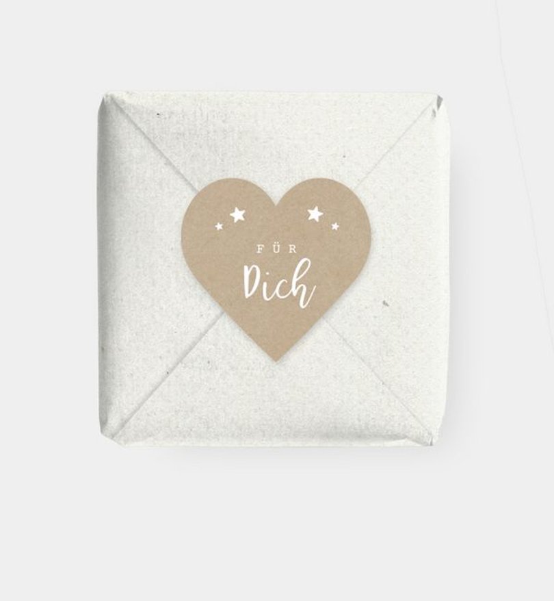 Geschenkaufkleber Taufe Unser Sonnenschein · Crafty