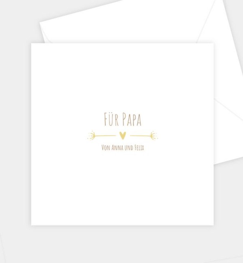Briefumschlag Vatertag Vintage Love · Crafty