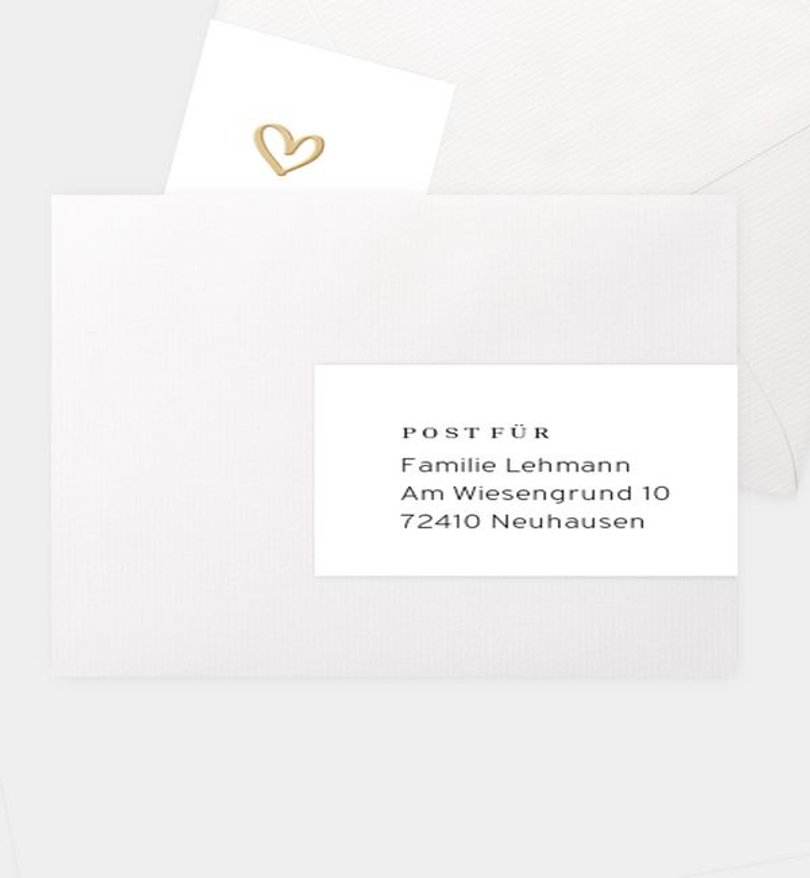 Adressaufkleber Geburtstag Golden Moment