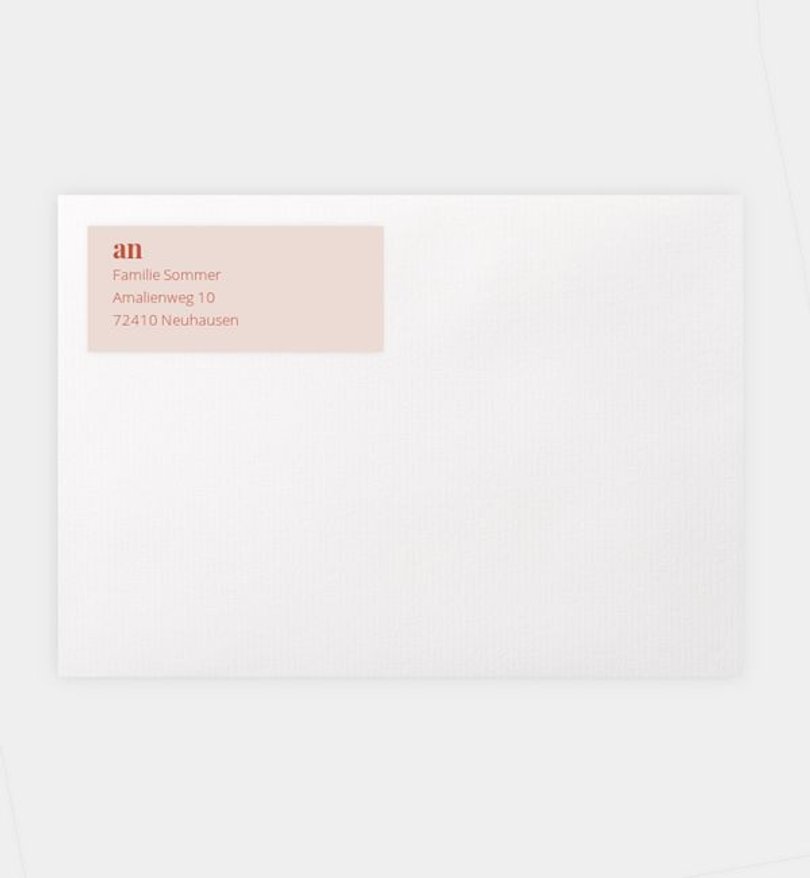 Absenderaufkleber Geburtstag Modern Type