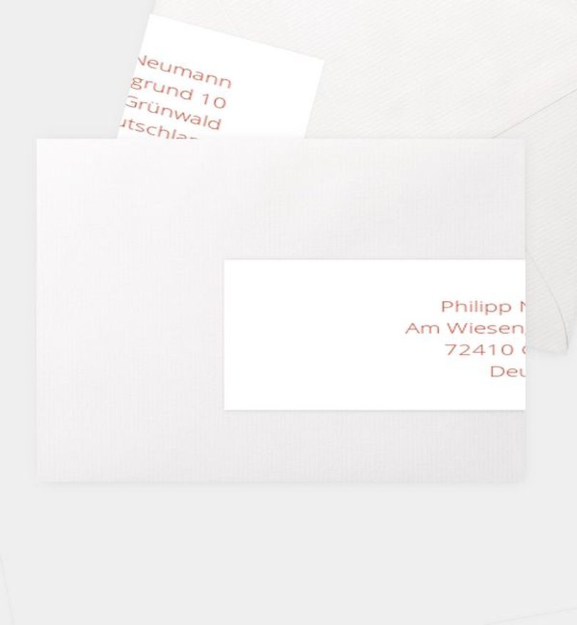 Adressaufkleber Geburtstag Modern Type