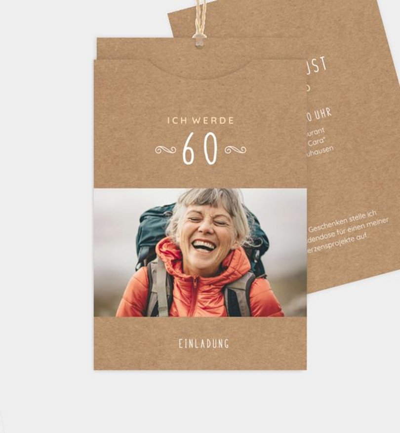 Einladungskarte Geburtstag Lovely Vintage