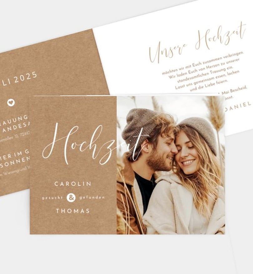 Einladung Standesamt Hochzeit Easy Wedding