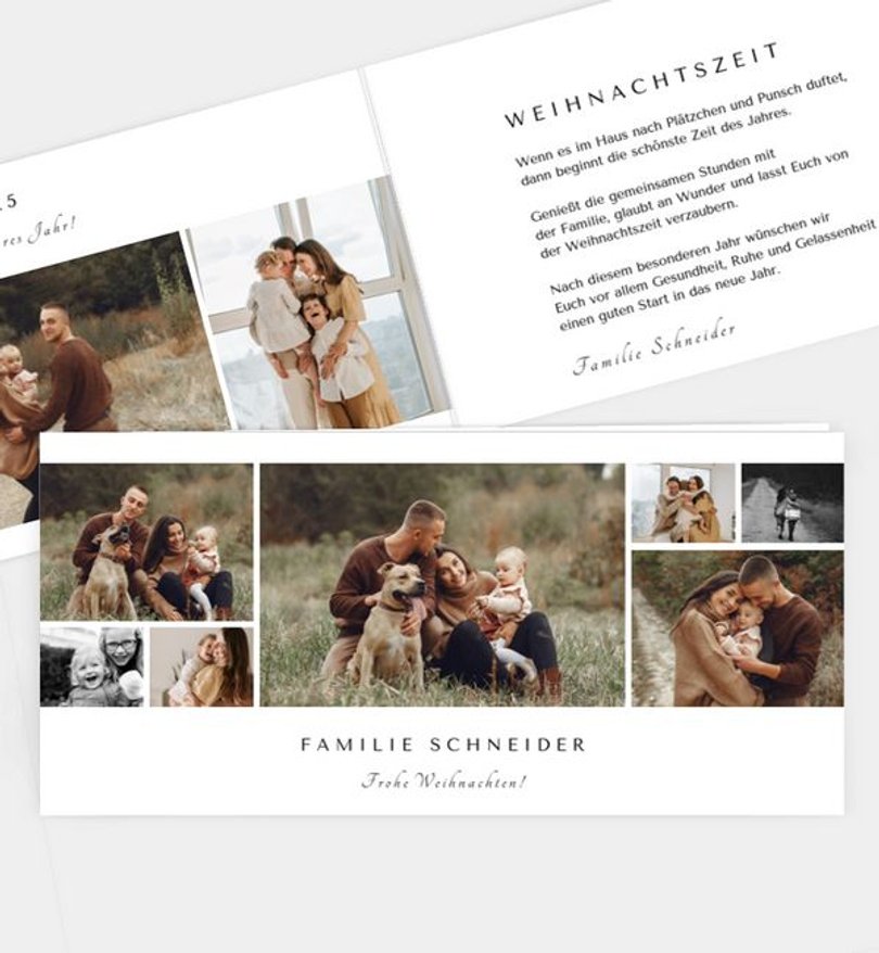 Weihnachtskarte Weihnachten/Privat Classic Christmas