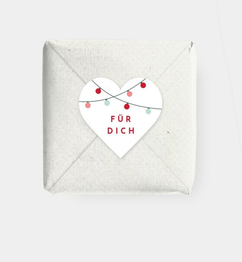Geschenkaufkleber Weihnachten Weihnachtsfreude