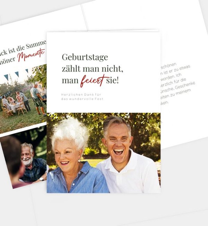 Dankeskarte Geburtstag Birthday Magic