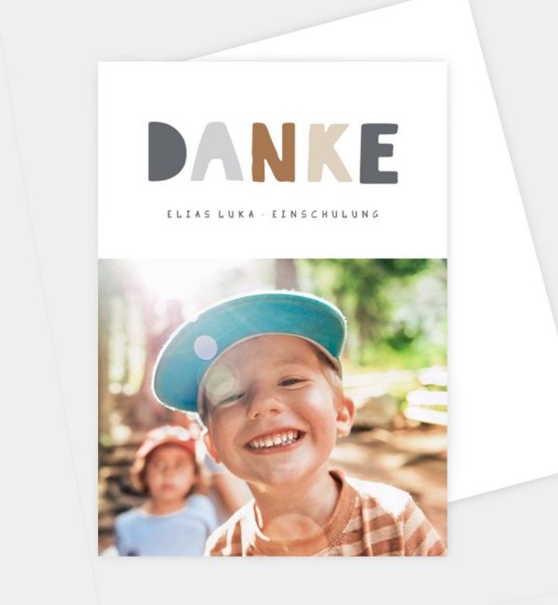 Dankeskarte Einschulung Schulcrew