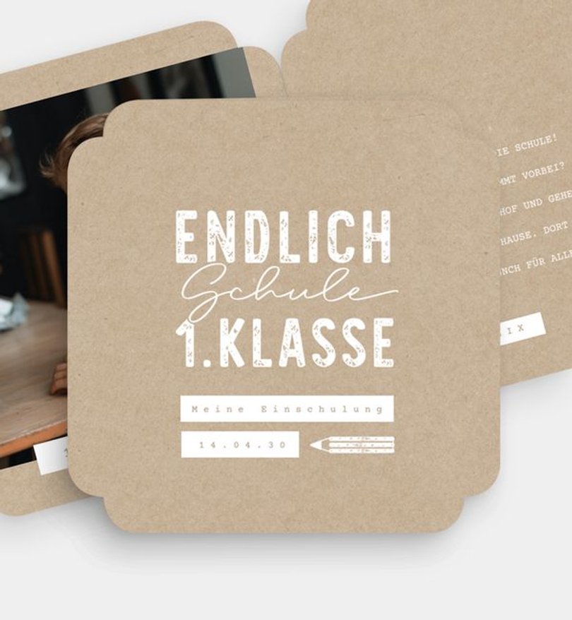 Einladungskarte Einschulung My Day