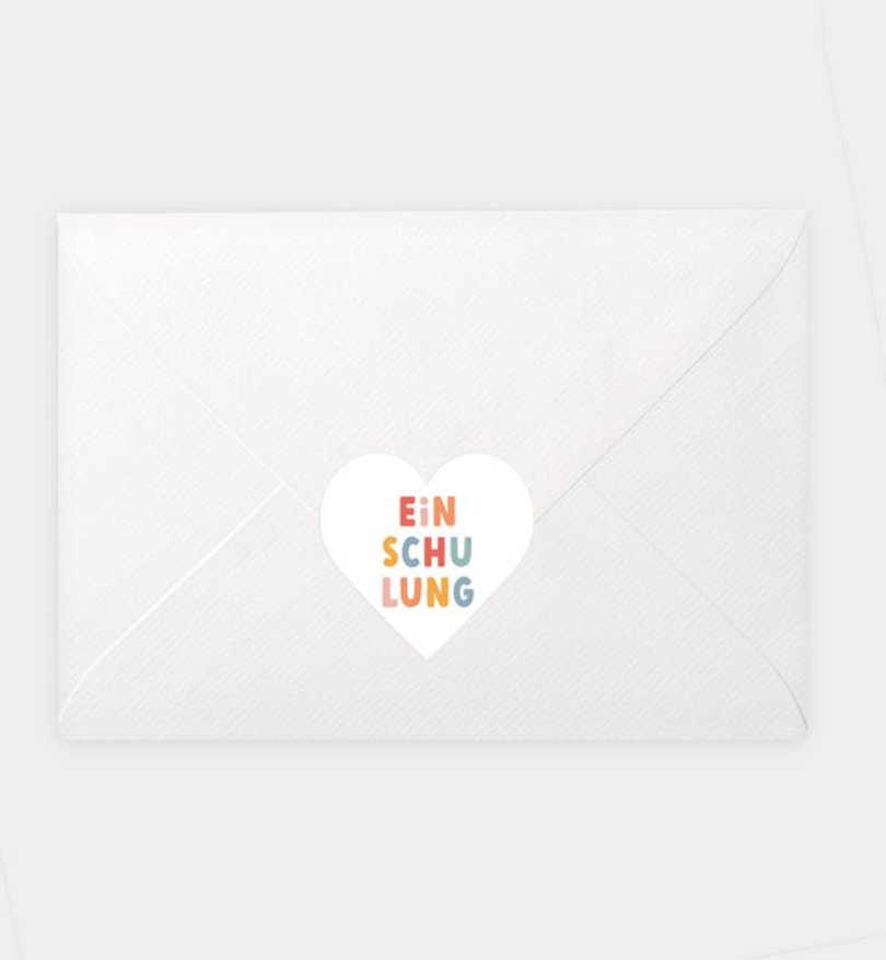 Siegelsticker Einschulung Tutti Frutti