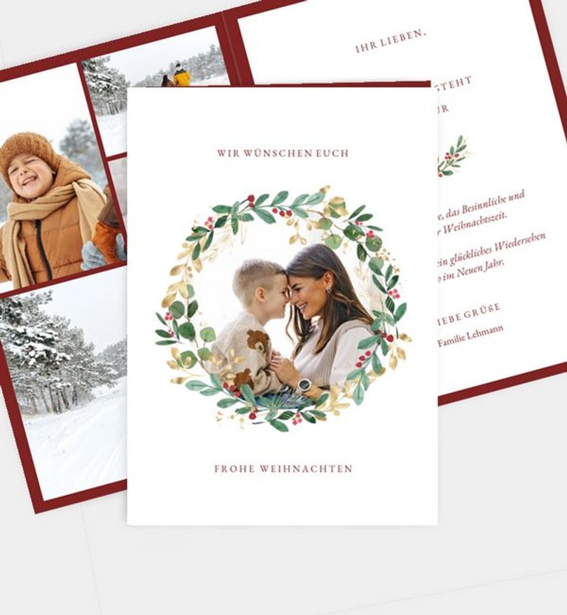 Weihnachtskarte Weihnachten/Privat Around the Holidays