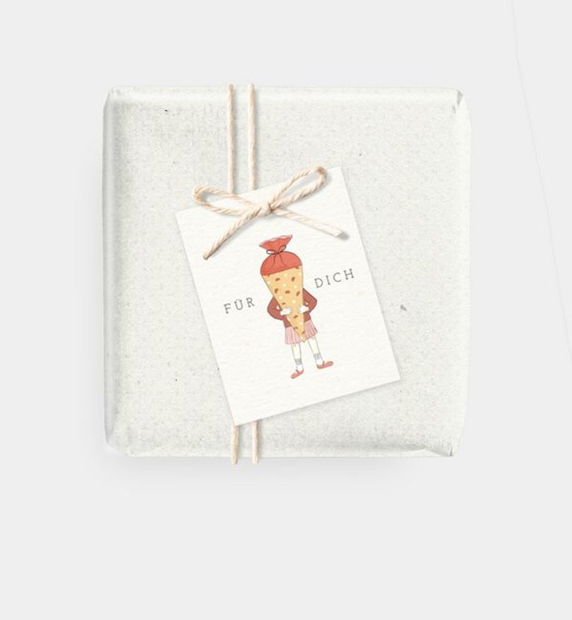 Geschenkanhänger Einschulung Schulkind