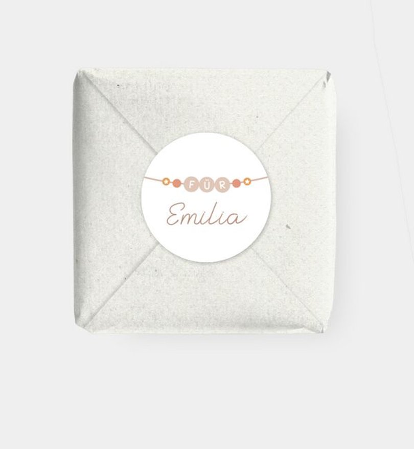 Geschenkaufkleber Geburt Little Bracelet