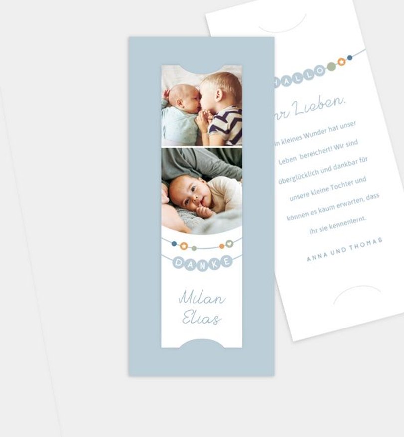 Geburtsanzeige Geburt Little Bracelet