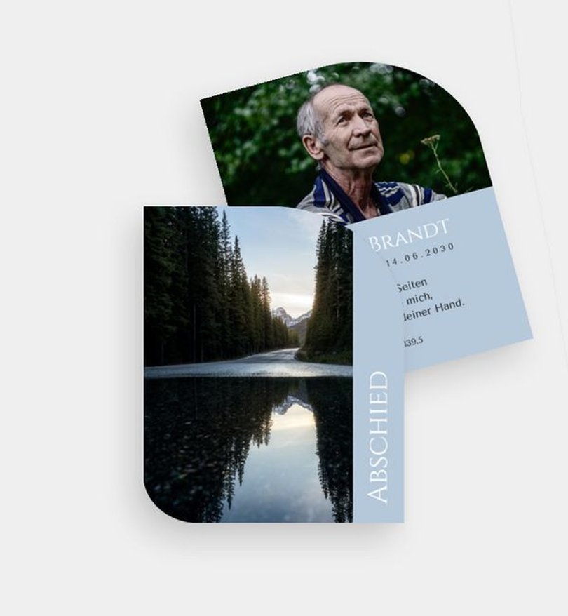 Sterbebilder Trauer Naturfreund