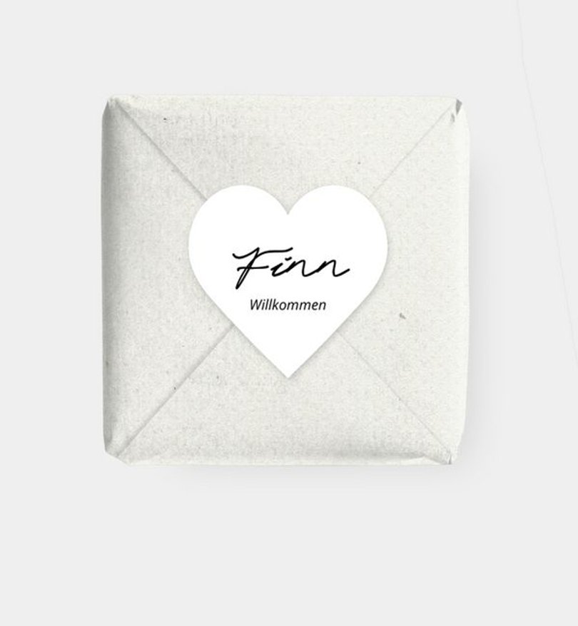 Geschenkaufkleber Geburt Voller Bedeutung