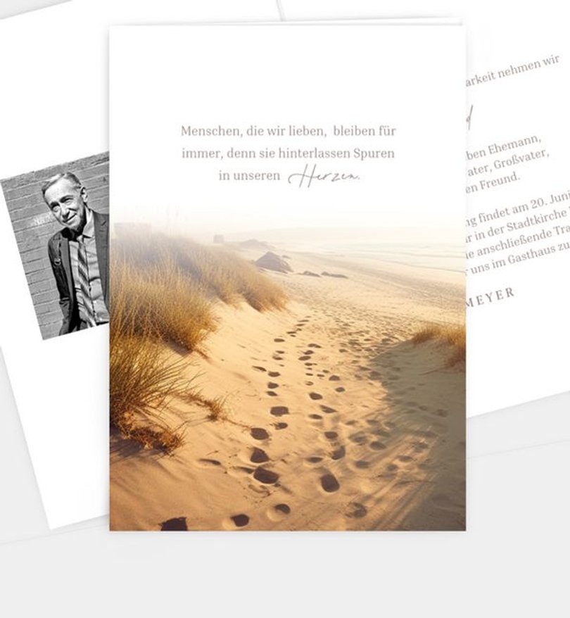 Trauerkarte Trauer Away