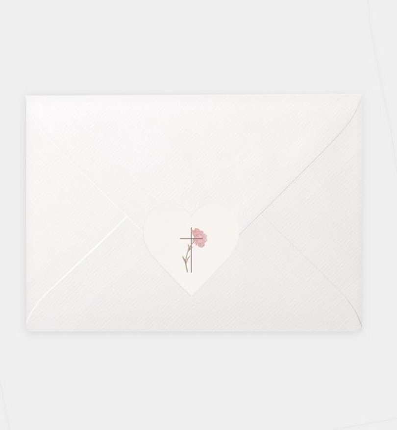 Siegelsticker Trauer Natürliches Aquarelle